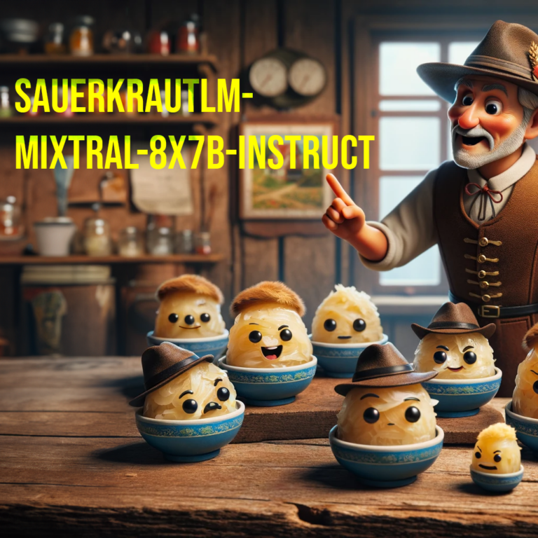 Sprachmodel, KI Sprachmodel - Sauerkraut MIXTRAL 8X7B-INSTRUCT