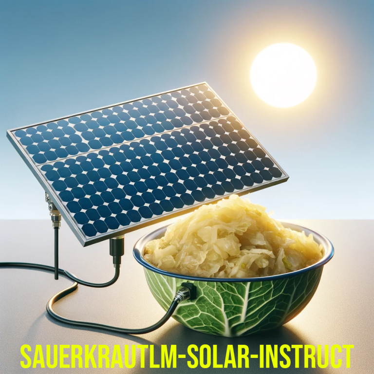 Sprachmodel, KI Sprachmodel - Sauerkraut Solar